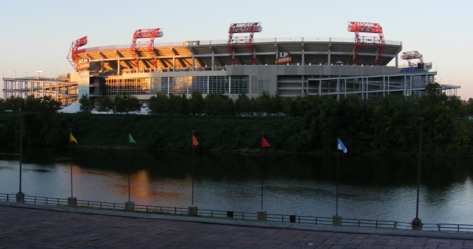 Tennessee Titans Nissan Stadium in Nashville, TN